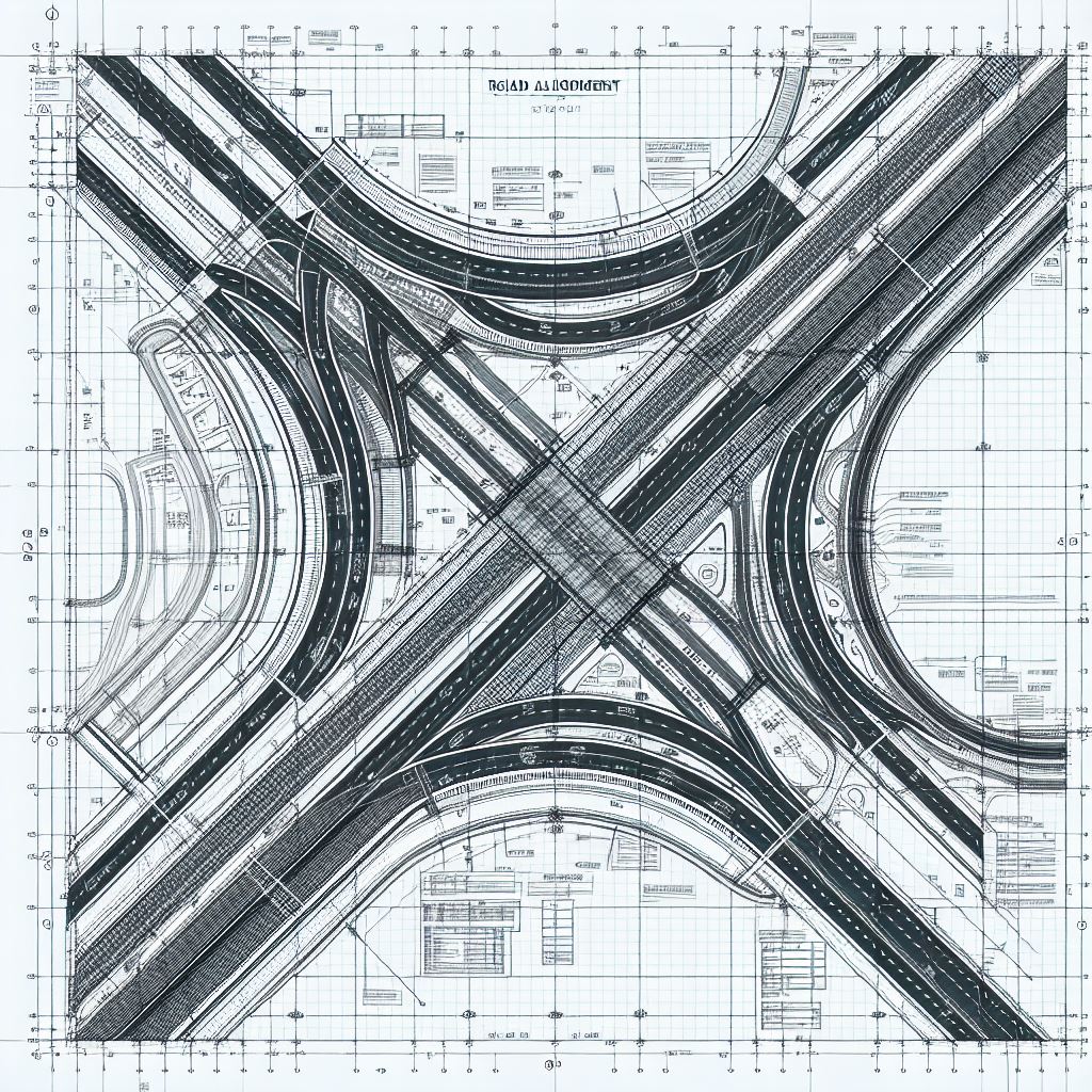 Detailed Road Design Blueprint by GCC ADEC, UAE